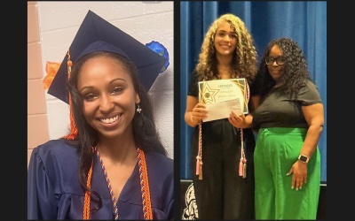 MCAAHA Presents Scholarships to Willa Lewis and La’Shae Glenn